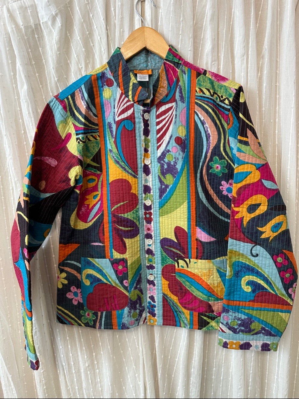Anu Reversible quilted jacket size medium